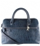 LouLou Essentiels  Diaper Bag Vintage Croco dark blue
